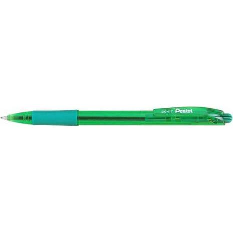 Στυλό διαρκείας Pentel BK417 0.7mm με κουμπί πράσινο